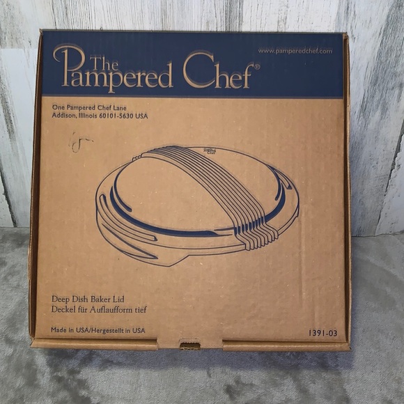 The Pampered Chef Kitchen 95 Pampered Chef Deep Dish Baker Lid